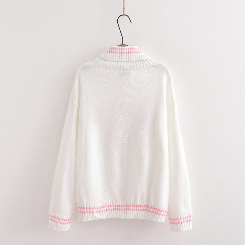 Student turtleneck sweaters for girls