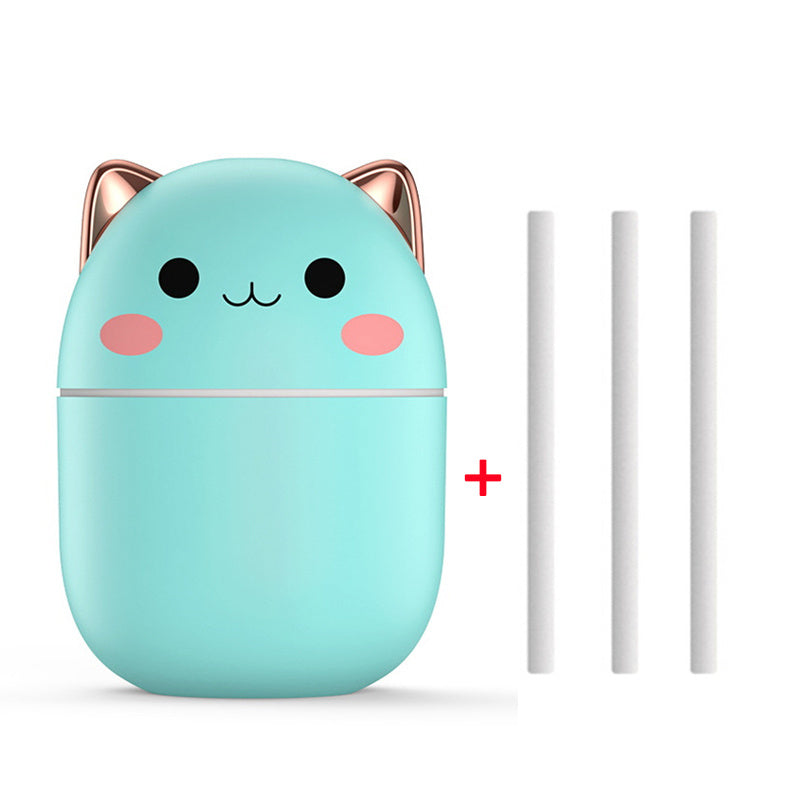 Bedroom & Car Air Purifier With Led Cool Mist Spray